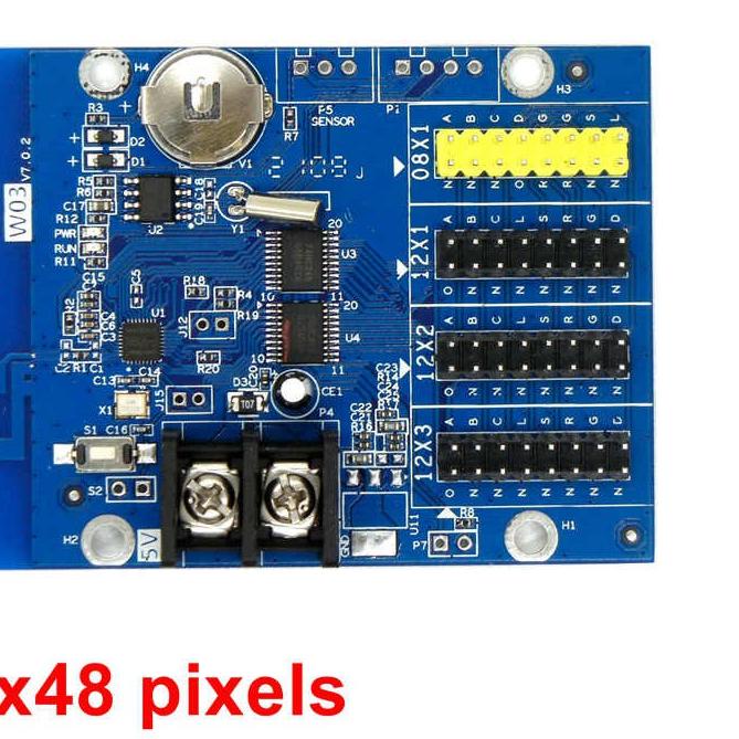 ➵ Controller Huidu HD-W03 W03 Wifi Panel Modul LED P10 P4.75 P7.62 Running Text HD-W00 W00 HD-W60 W6