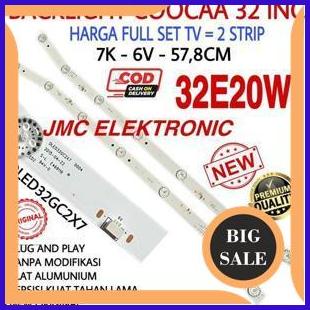 tools BACKLIGHT COOCAA 32E20W 6VOLT 7KANCING LAMPU BL TV LED 32E20W COOCAA COCA COCAA COOC