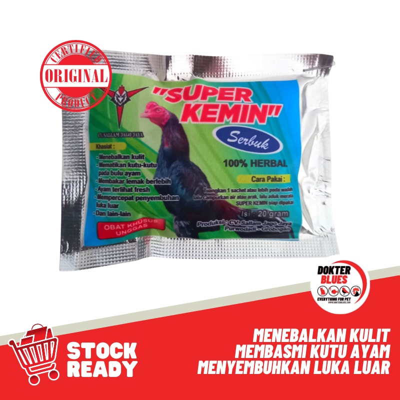 SUPER KEMIN SERBUK Sachet Ayam Laga (20gr)