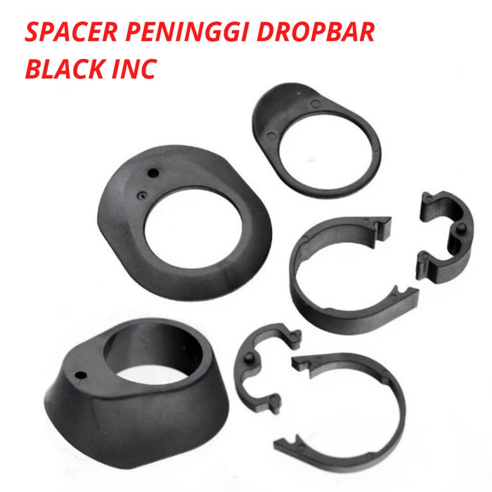 Spacer Peninggi Stem Integrated Carbon BLACK INC drop bar Road Bike - Stem peninggi sepeda roadbike