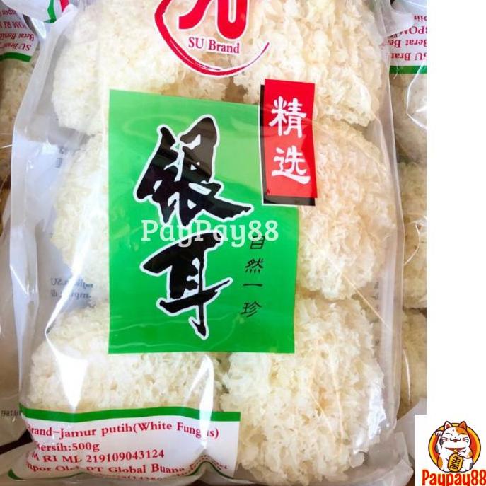 

✬ R SALJU PUTIH / SNOW WHITE FUNGUS / FU YIN ER / R ES KERING 500 gr ♣