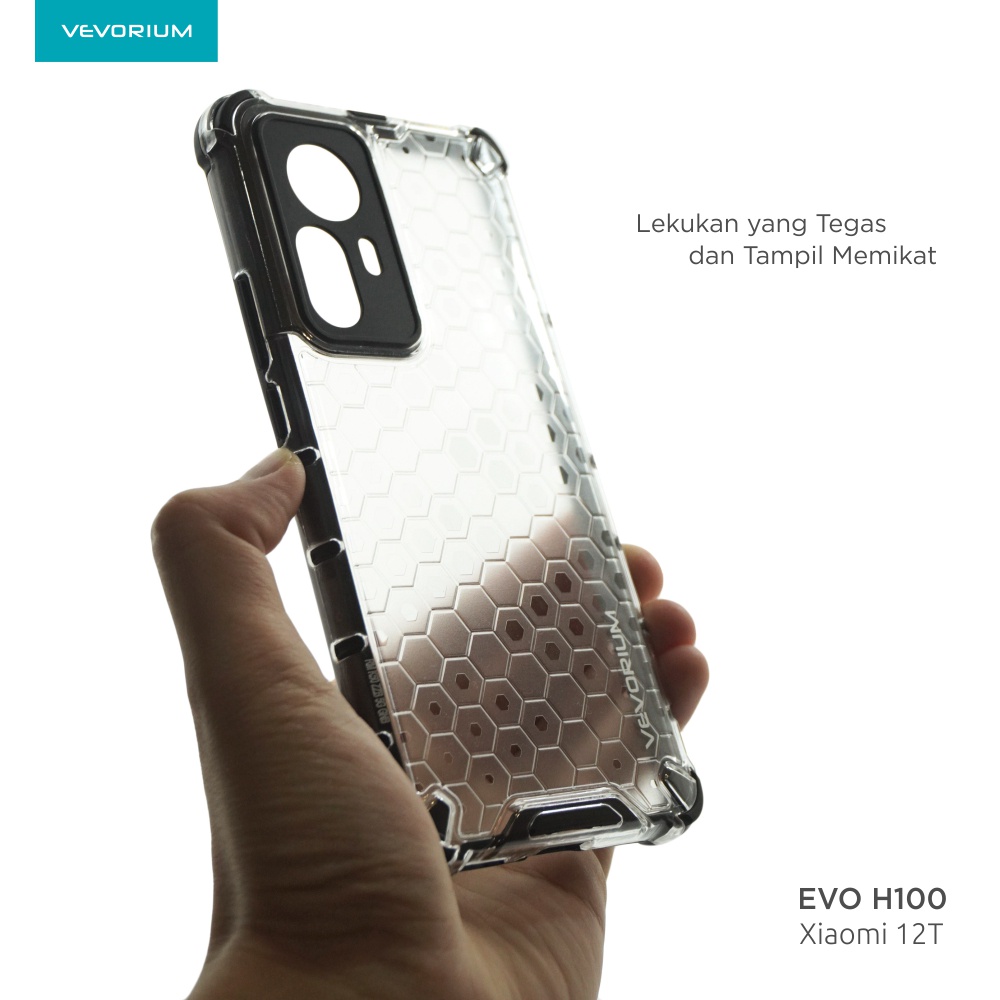 VEVORIUM EVO H100 Xiaomi 12T PRO 12T Hybrid Soft case Hard Case