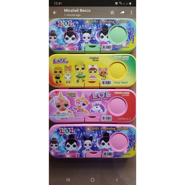 

Kotak Pensil Mika KUAT TEMPAT Pencil Case Mika MURAH BWJ