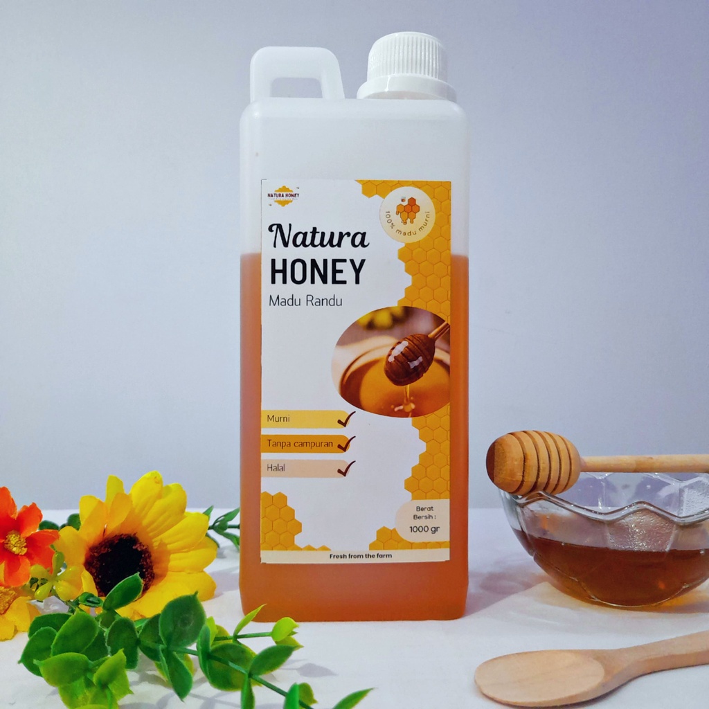 

Madu Randu Asli Tanpa Campuran 100% Nektar 1000 gram 1kg by Natura Honey