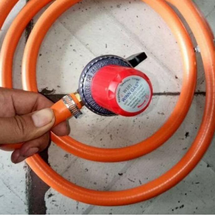 ❆ regulator lpg paket selang gas high presure/tekanan tinggi ❅