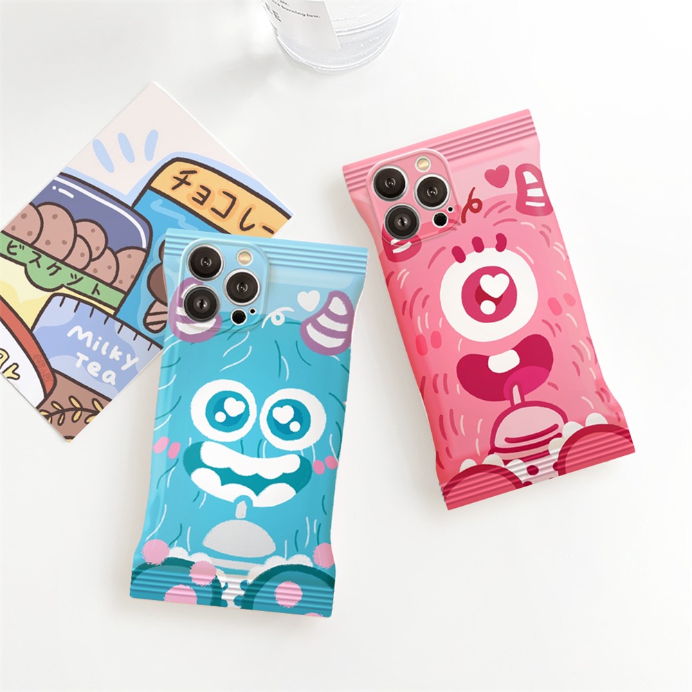 Casing Lucu Redmi Note11 Pro Note11S 10C Note10 5G 10A 9C 9A 10 9T 10s Note9 Note8 Poco X3 NFC M3 Kartun Boneka Monster Kecil TPU Soft Cover