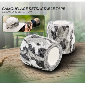 【GOGOMART】Camouflage Retractable Tape Hunting Survival Kit / Lakban Ajaib