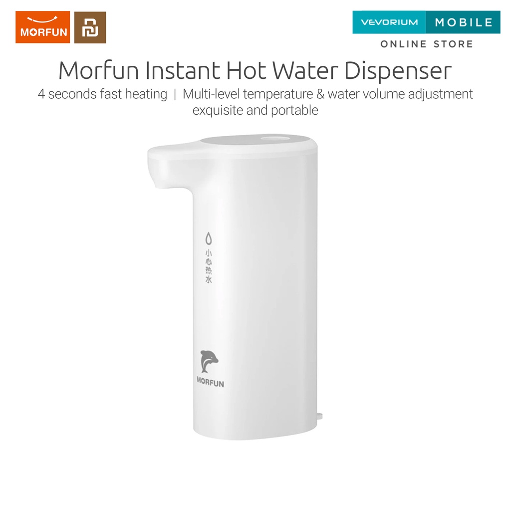 [Xiaomiyoupin] MORFUN Instant Hot Water Dispenser Air Panas Portable Pemanas Mini Susu Teh Kopi Anak Dewasa Bayi Susu Formula Traveling Aesthetic