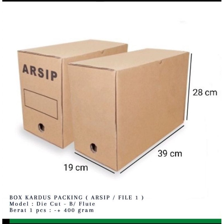 

BOX ARSIP/ KARDUS ARSIP 39x19x28/KARDUS/KARTON ARSIP POLOS/TEMPAT ARSIP