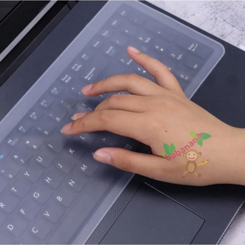 Laptop Keyboard Protector Cover Pelindung Silikon Silicone Anti Debu