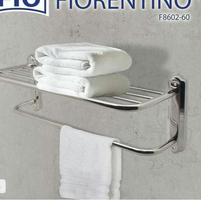 ❈ Rak Handuk 5Bar Stainless FIORENTINO 8602-Gantungan Handuk 5 susun FIO Rack Towel Hanger stenlis H