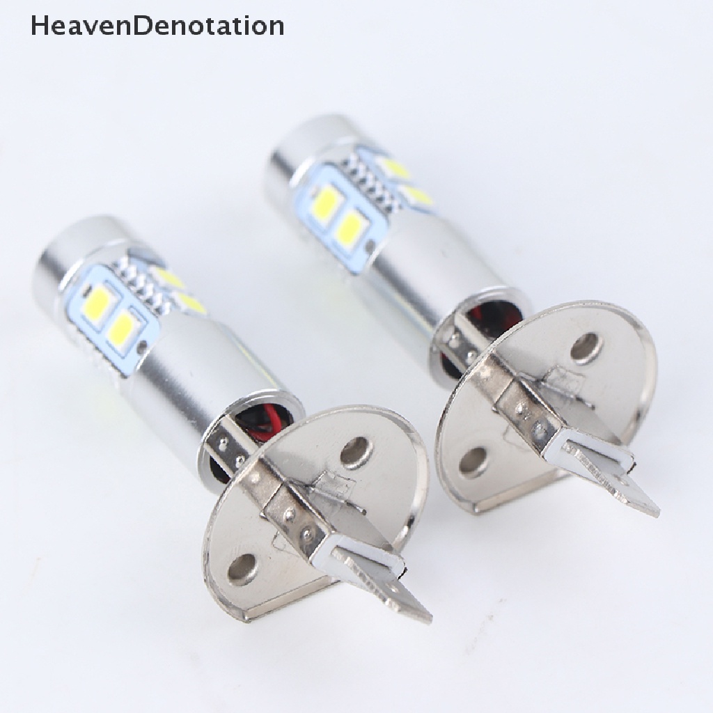 [HeavenDenotation] 1pasang Bohlam Lampu LED H1 Super Terang Lampu Mobil Car Light HDV