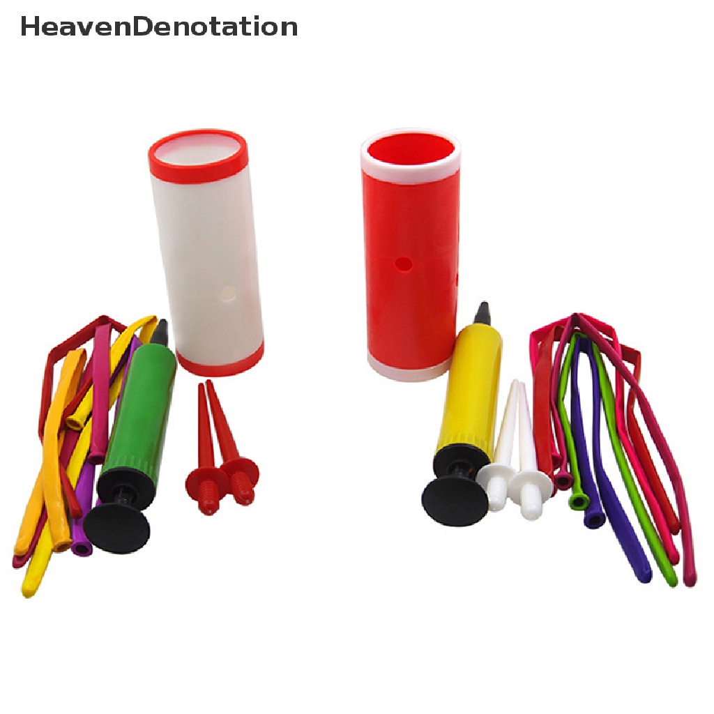 [HeavenDenotation] 1set Melalui Balon close up Trik Sulap Balloon Recovery Alat Peraga Pesulap HDV