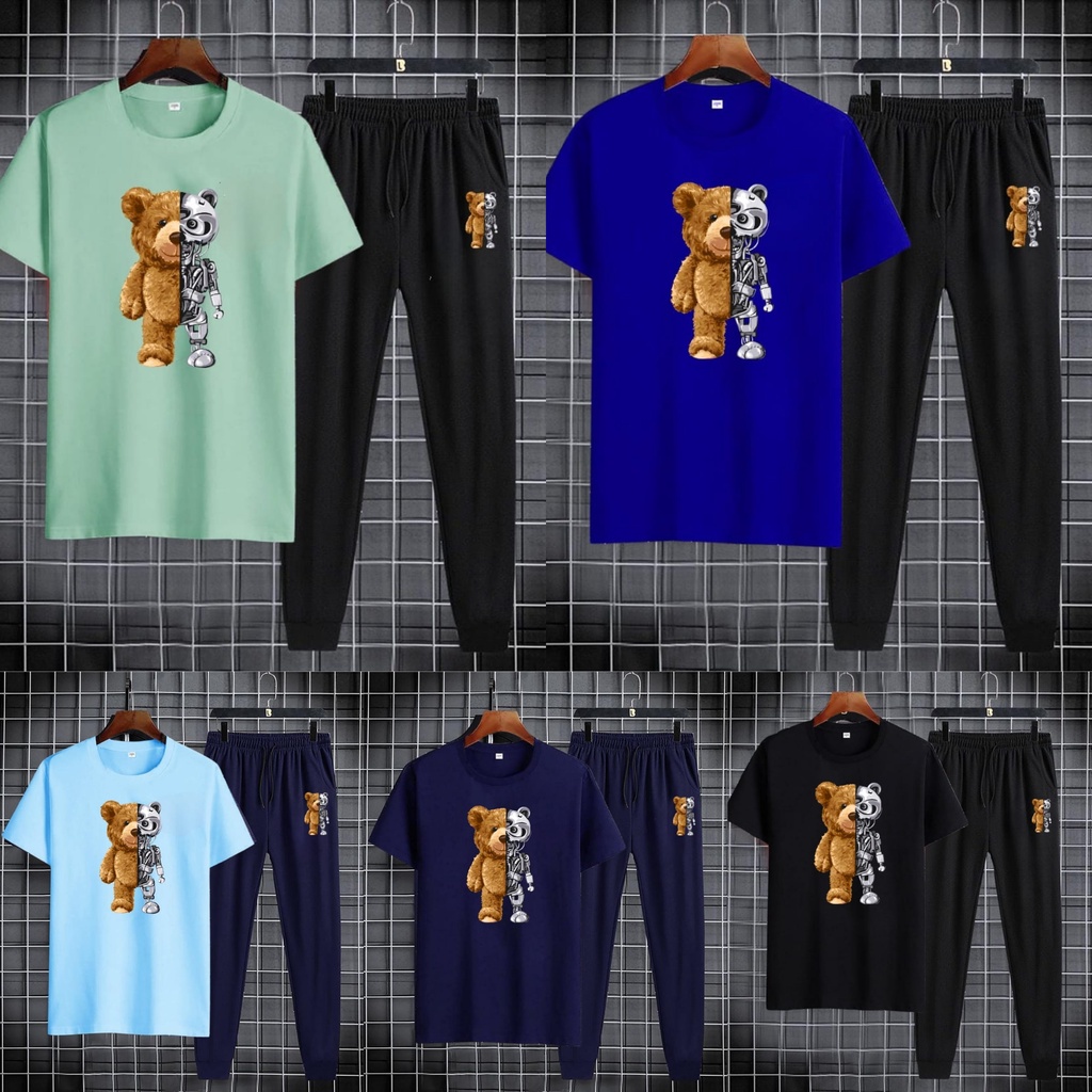 Baju Setelan Outfit Pria Kekinian 1 Set Lengkap Keren