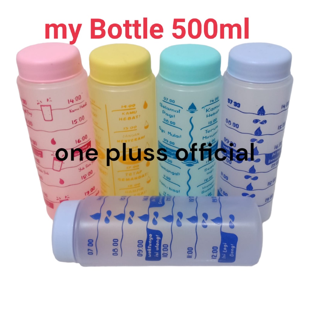 my Botol minuman sekolah / Bottle minuman anak anak Pastel 500ml &amp; 1000ml