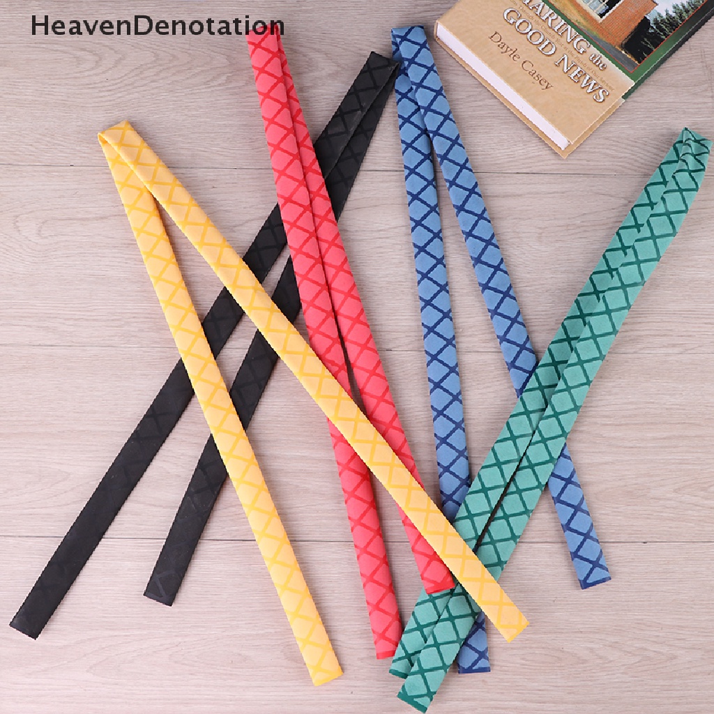 [HeavenDenotation] 1m Non-slip Heat Shrink Tubing Memancing Tahan Air Bungkus Pancing Raket Lengan HDV