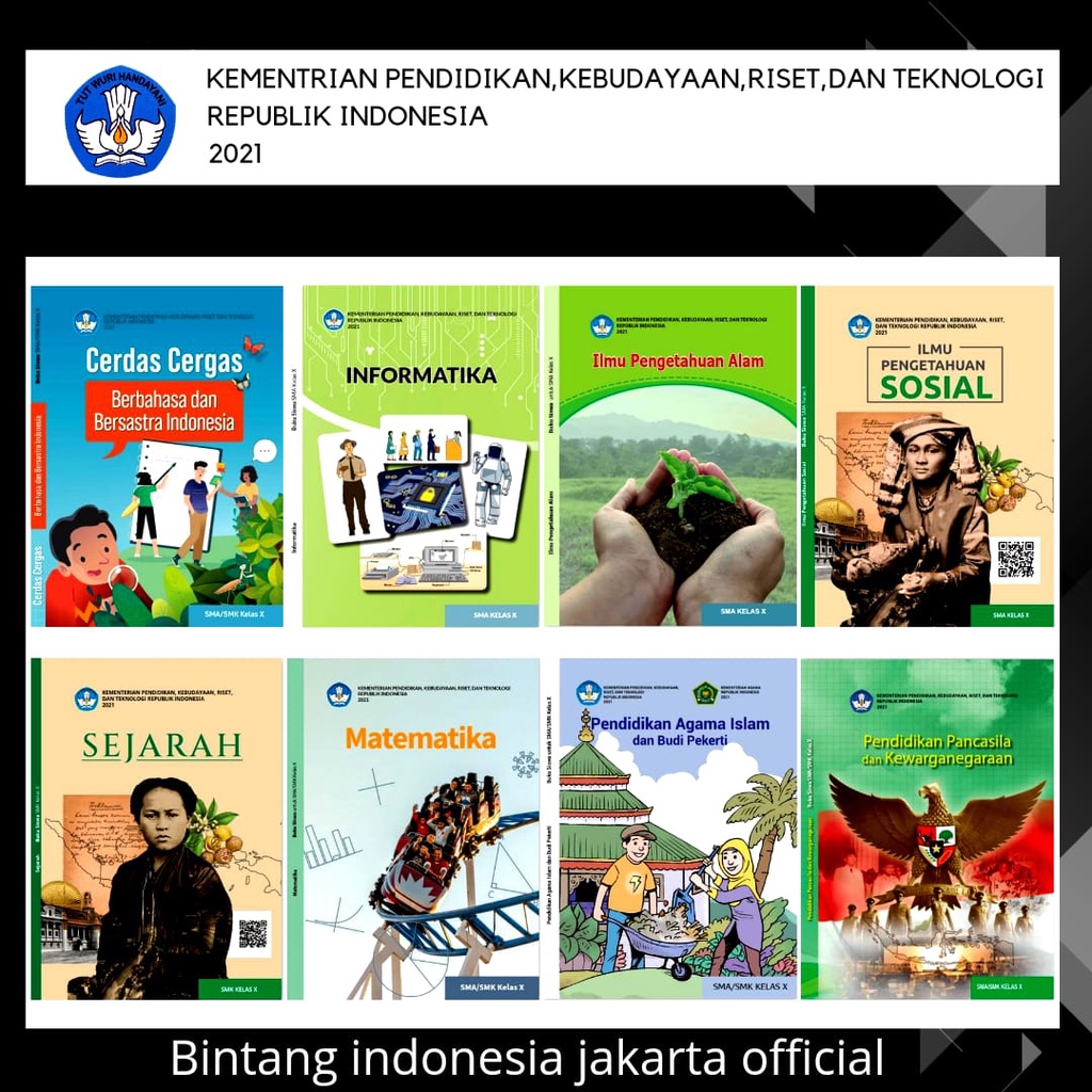 Buku Pelajaran Kelas 1 SMA Kurikulum Merdeka KEMENDIKBUD