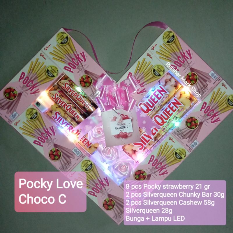 

Orenjuicis - Pocky Love Choco - Pocky Love Part 1 - Valentine Gift Hadiah birthday, graduation,