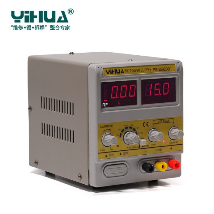 YIHUA 1502DD+ 15V 2A Adjustable DC Power Supply Digital Display