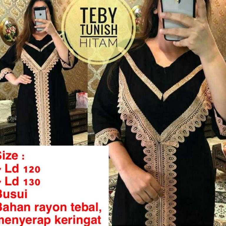 MURAH BANGET GAMIS RENDA TEBY BUSUI ARABIAN JUMBO LD 120 dan 130