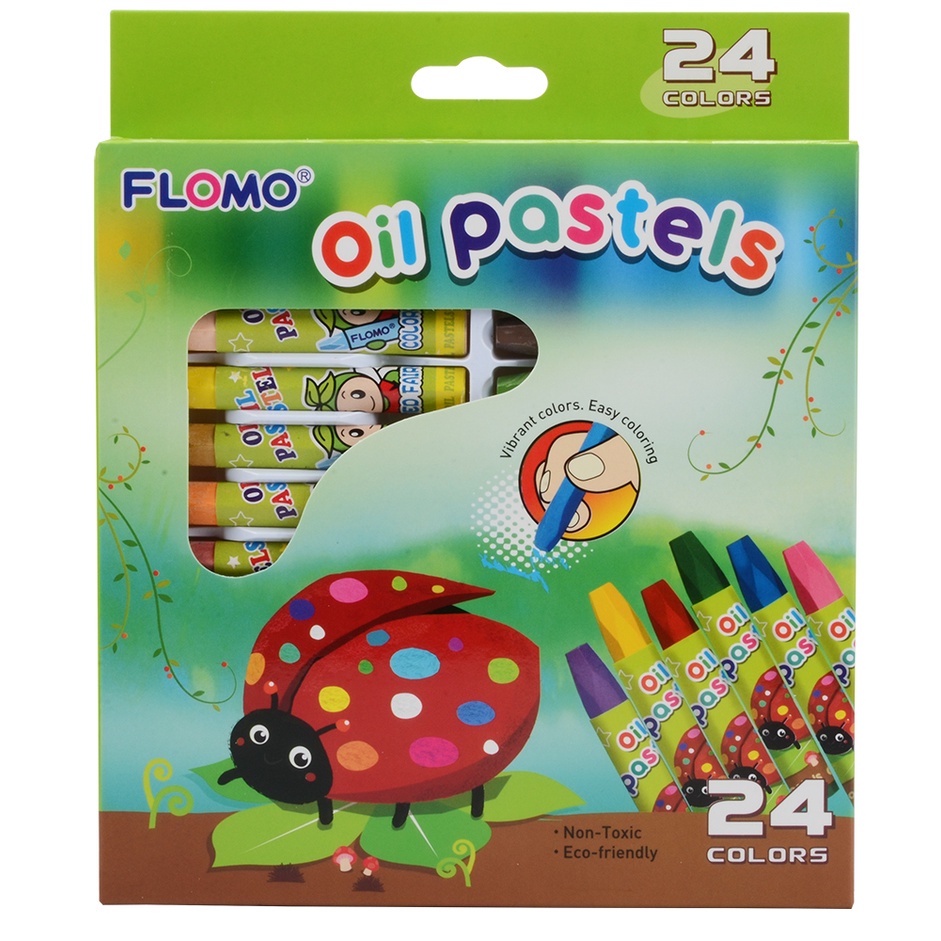 

Flomo Krayon Oil Pastel Hexagona 24 Warna