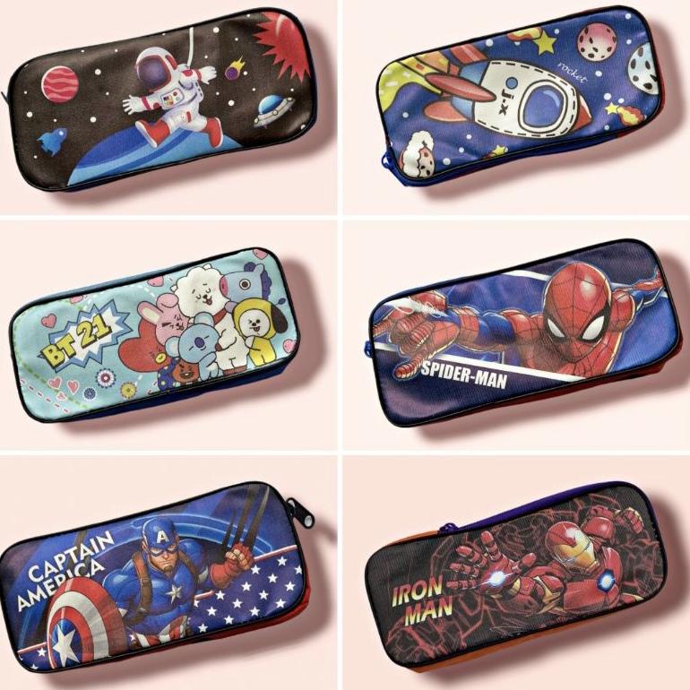 

V91 Kotak Pensil Karakter Kartun Tempat Pensil 20 x 10 NEW ARRIVAL ァ