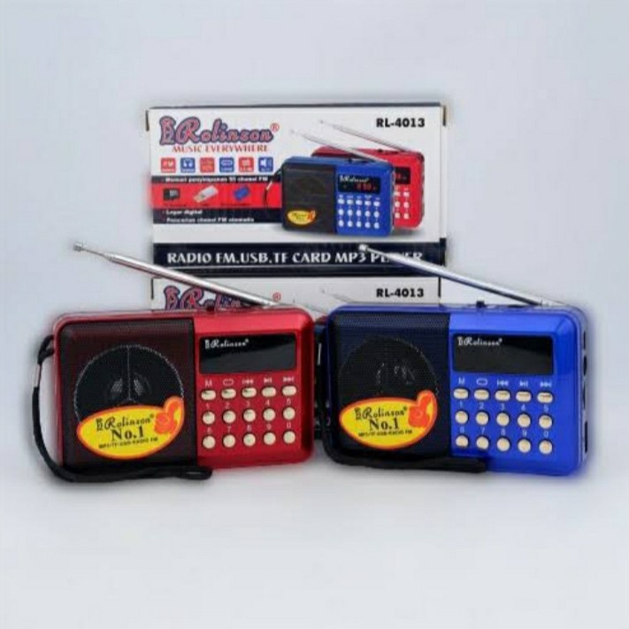 MS-4022 Speaker Radio Portable Plus Senter 3 LED MP3+USB+SD CARD TOP