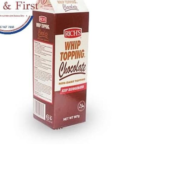 

● Rich's Whip Topping Chocolate 907gr ✶