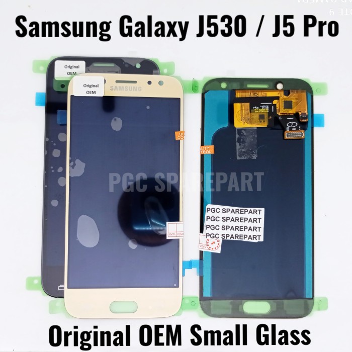 Original OEM LCD Touchscreen Fullset Samsung J5 Pro / J530 Small Glass - Hitam ORI SMALL Limited
