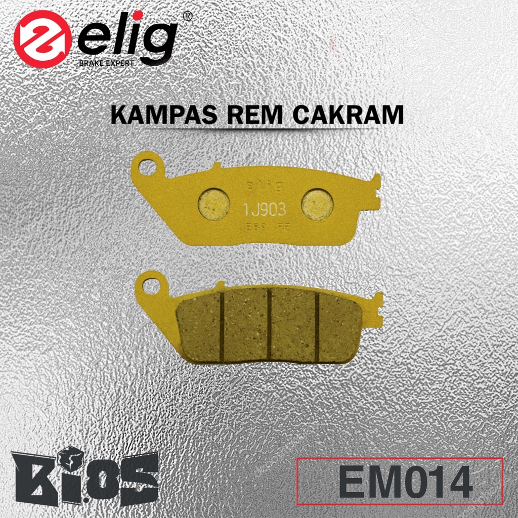 KAMPAS REM CAKRAM ELIG EM014 HONDA HONDA FORZA (F), OLD CBRR 250 (F) ORIGINAL