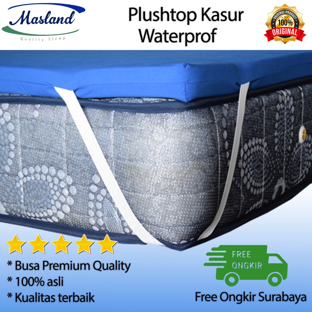 Plushtop Kasur Springbed topper waterproff