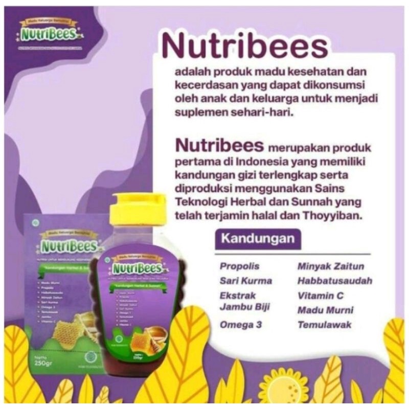 

NUTRIBEES Madu Star 250gr Untuk Anak Dan Keluarga