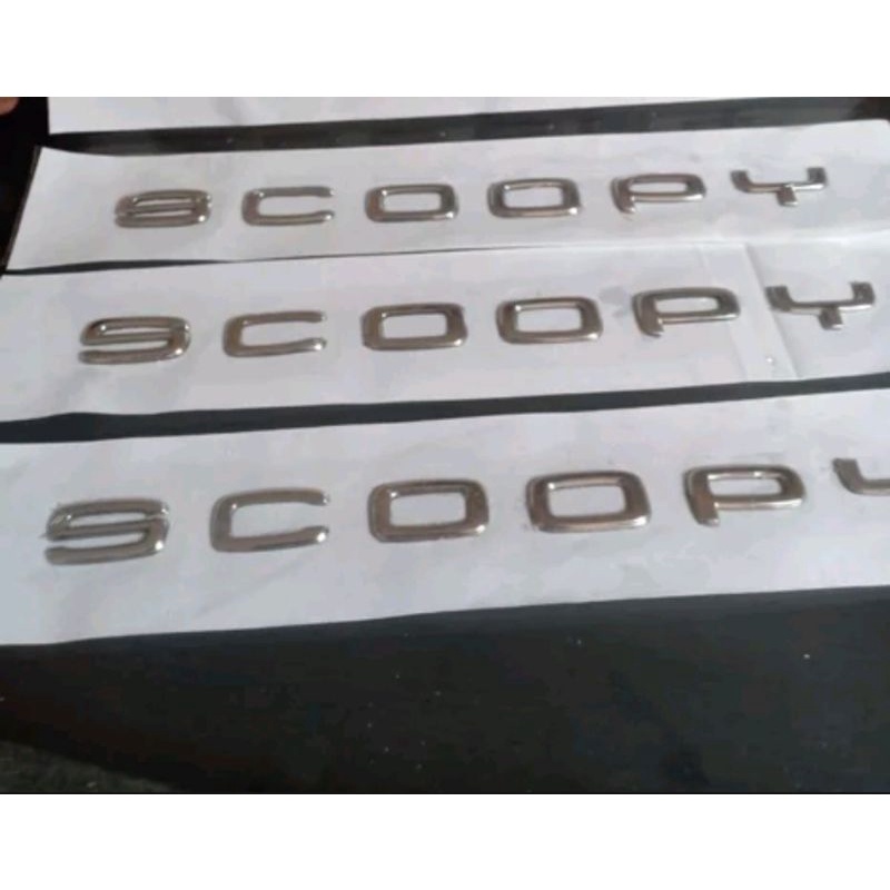 EMBLEM LOGO SCOOPY ORIGINAL