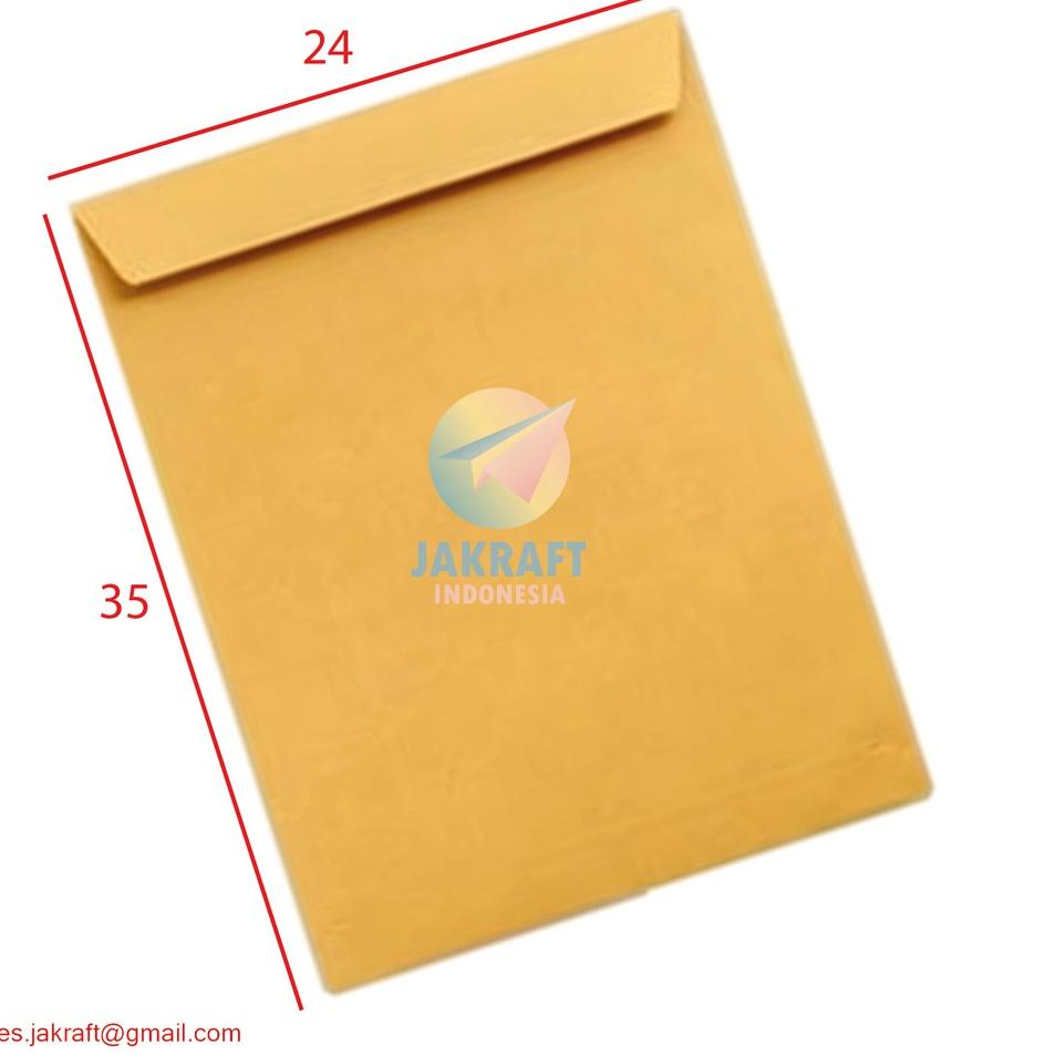 

Super Produsen () Amplop Coklat Cokelat Folio BRIO F4 FC (24 x 35 cm) Tebal 80 Gsm