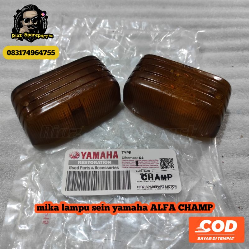mika lampu sein depan alfa champ kaca sein depan yamaha alfa champ mika sen depan alfa champ