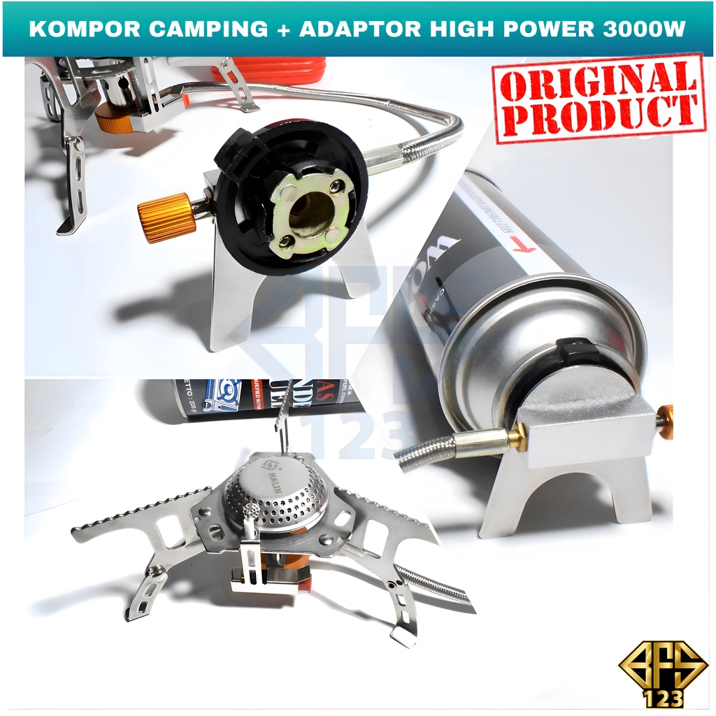 Kompor Gas Ultralight Versi 2 + Adaptor Konverter