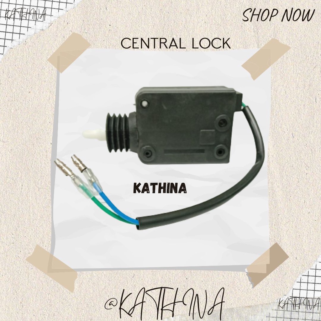 Motor Central Door Lock Mobil Toyota Agya Ayla Door Lock Hitam