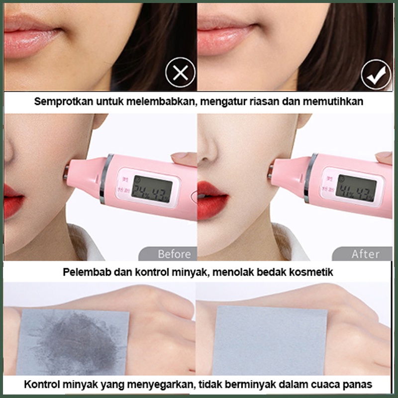 Setting spray Makeup Setting Spray Seting spray make up tahan lama Ulti-Matte Oil Control Setting Spray 100ml Spray make up untuk tahan lama Oil control and hydration Luxcrime setting spray Makeup setting spray with glitter