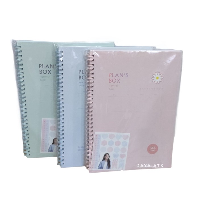 

NOTEBOOK BUKU PLANNER JURNAL B5 DELI 24201 365 DAYS 60 LBR DOT TITIK