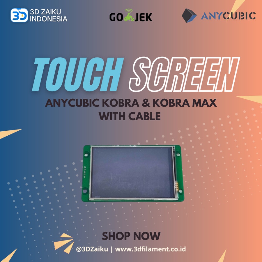 Original Anycubic Kobra and Kobra MAX Touch Screen with Cable