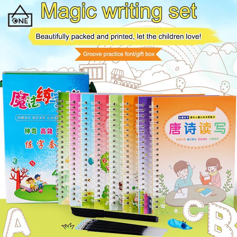 

COD❤️Buku salinan TK alur anak-anak prasekolah hard pen latihan papan copy-A.one