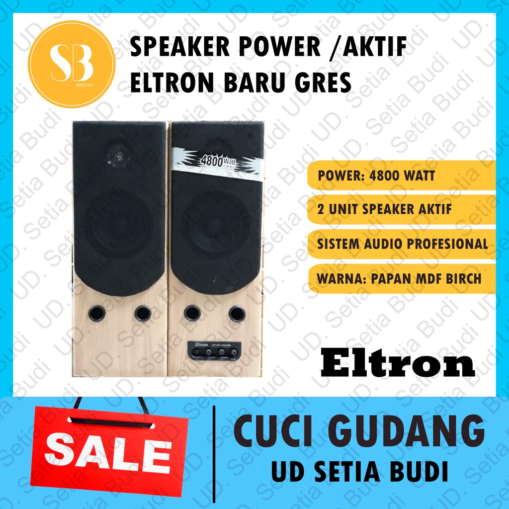 Speaker Power / Aktif Eltron 4800 Watt Baru Gres