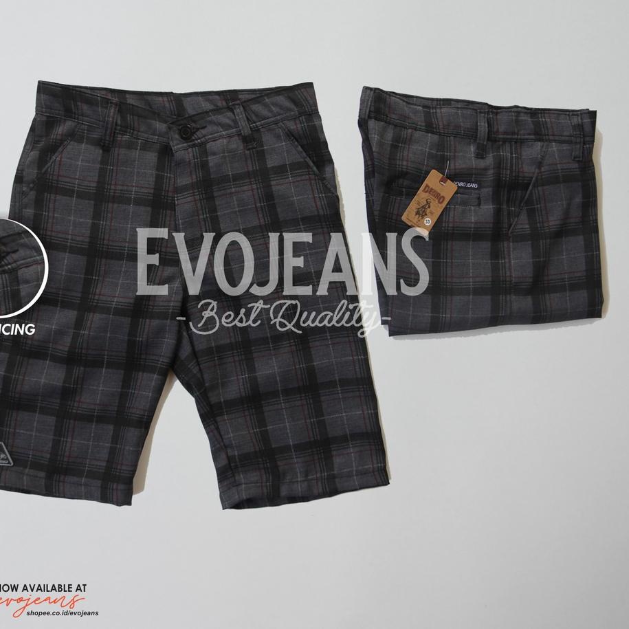 Terjangkau CELANA PENDEK TARTAN / CELANA TARTAN MOTIF KOTAK-KOTAK TER / CELANA TARTAN / EVO JEANS ,.