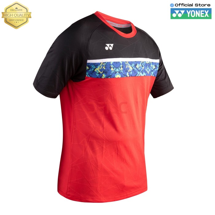 BAJU 2319 YONEX - S M L XL XXL Hitam Merah