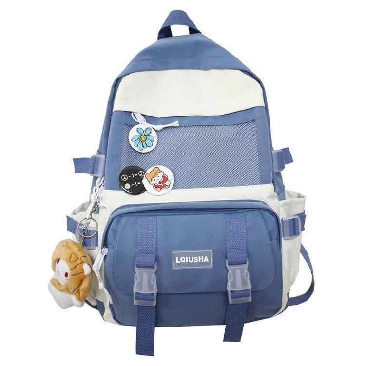 Tas Ransel Backpack Sekolah Pria Wanita Korean Style Bag - BAG015