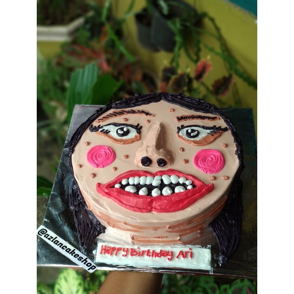 

ready ugly cake fyp Denok cake walid