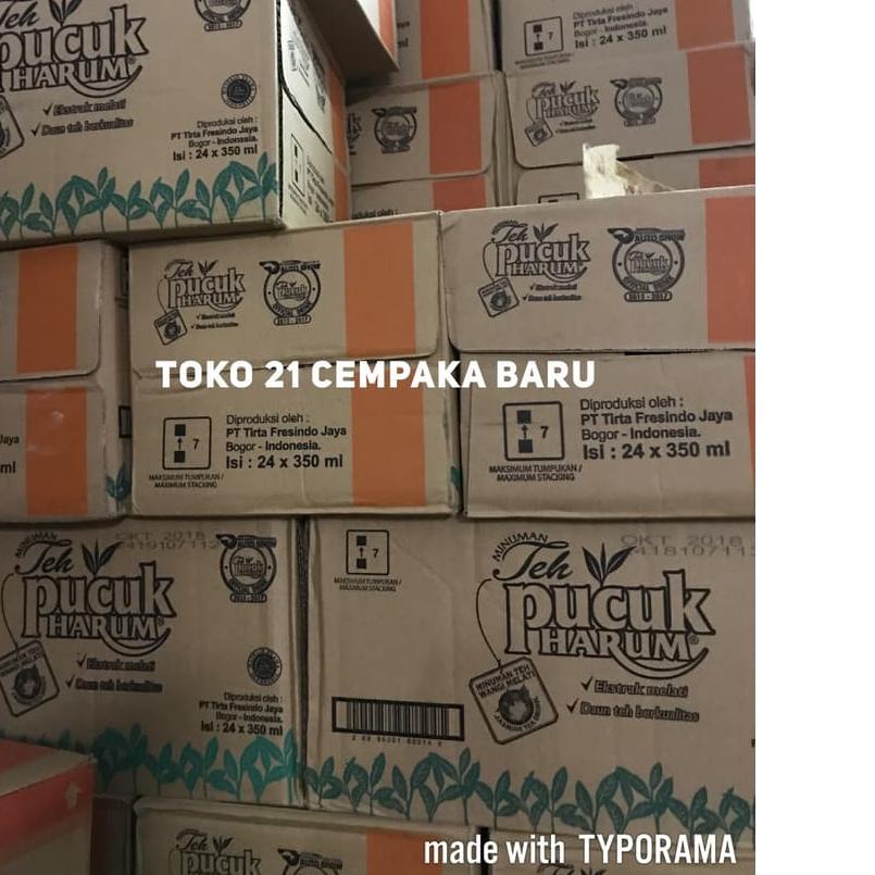 

➺ Teh Pucuk Harum 1 Karton isi 24 Pcs | Melati Manis Botol Dus Promo ✯