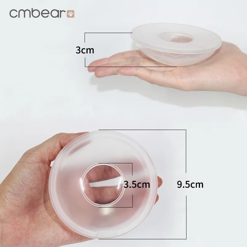 Penampung ASI CmBear 1BOX isi 2pcs / Breast Pad Silicone / Breast Shell