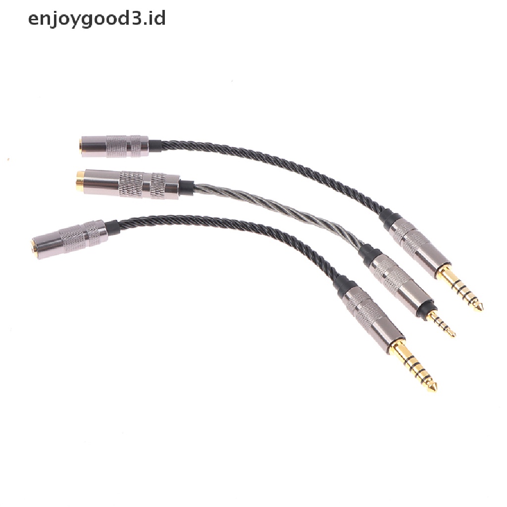 [Rready Stock] Kabel Audio 2.5 Male To 4.4 Female Balanced Cord 2.5mm/4.4mm Ke 3.5mm Adapter (ID)