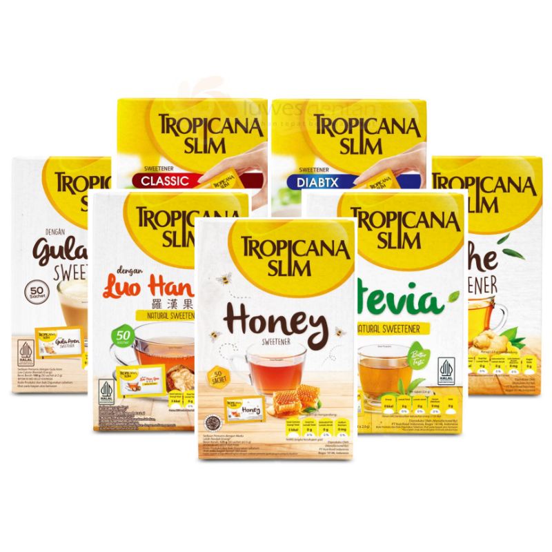 

TROPICANA SLIM SWEETENER 50 SACHET